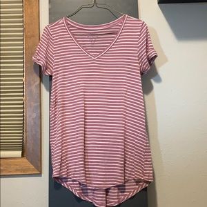 Striped comfort tee